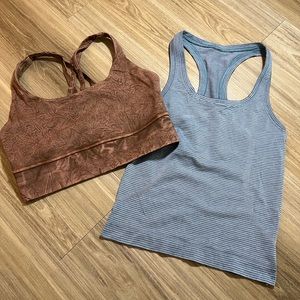 Lululemon Size 8 Sports Bra & Tank Top